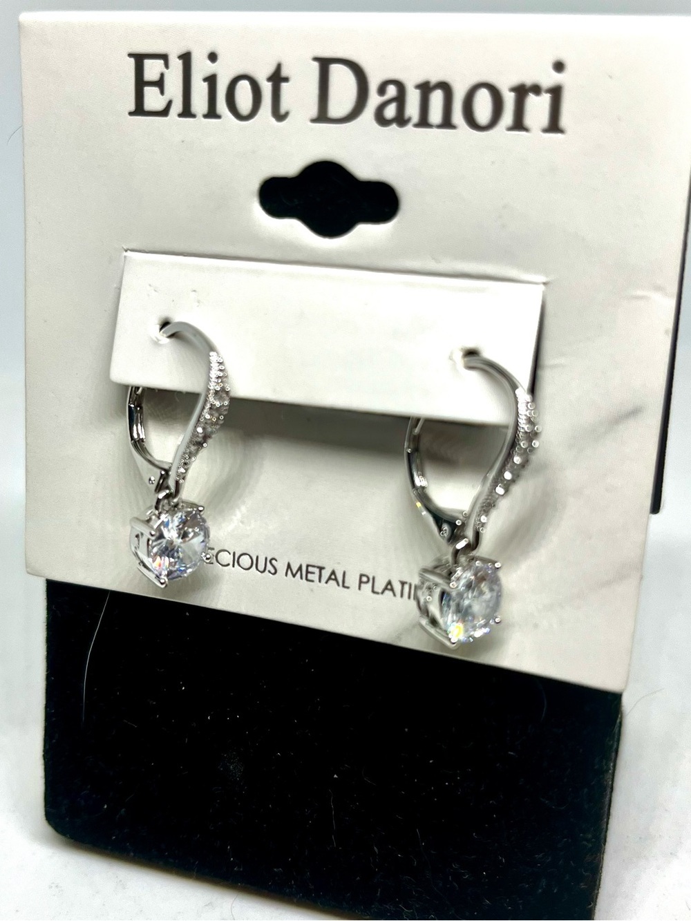 Eliot Danori Cubic Zirconia Drop Earrings NWT